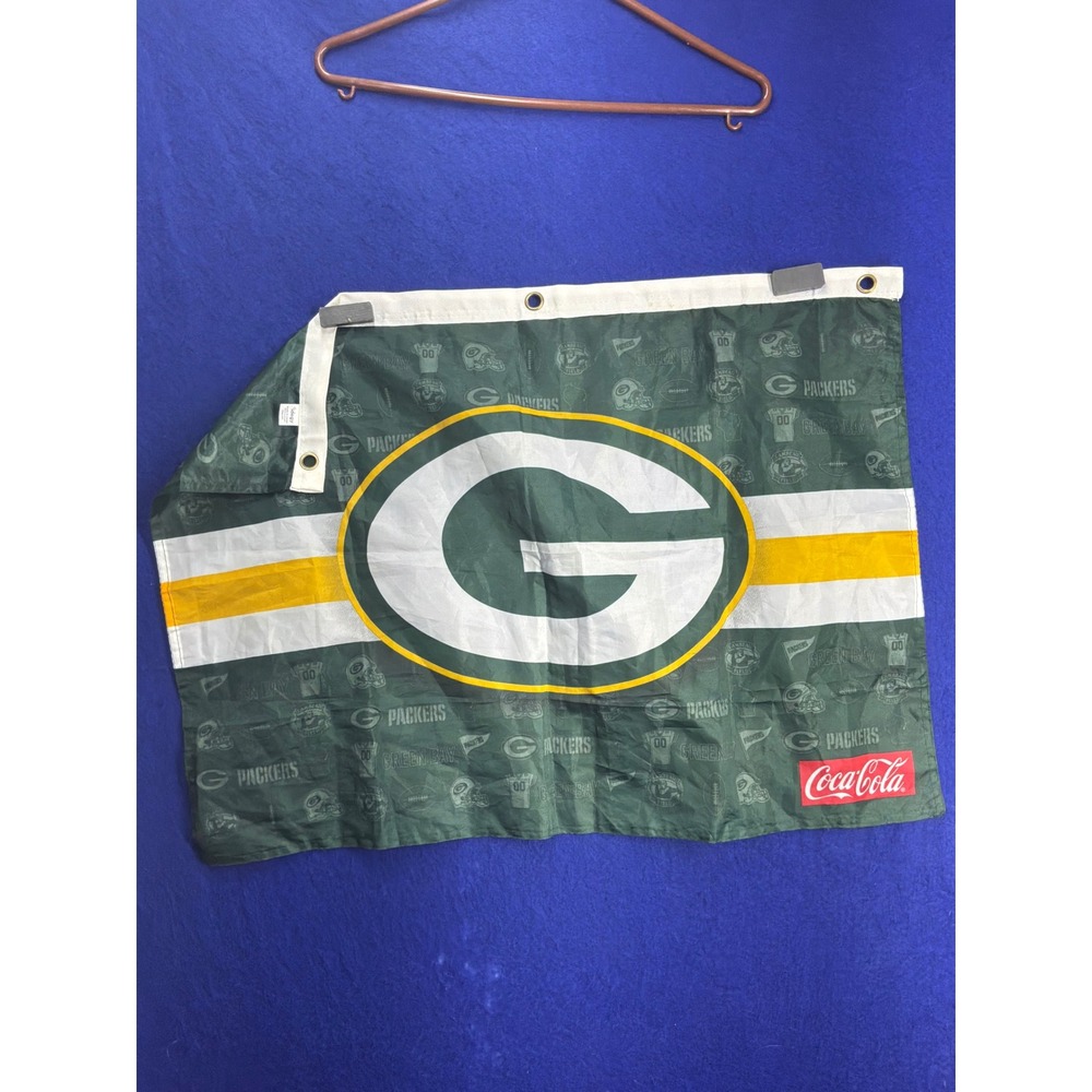 Gorpcore Unisex Idegy Green Bay Packers Coca-Cola Flag OS Green